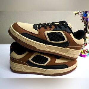 VRTX Men's Black Mocha Sneakers NWOT